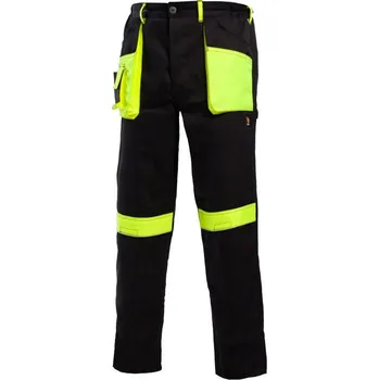 montérky Procera PRACOVNÍ KALHOTY DO PASU PROTECH 260 ČERNÉ Z HV Velikost: 50