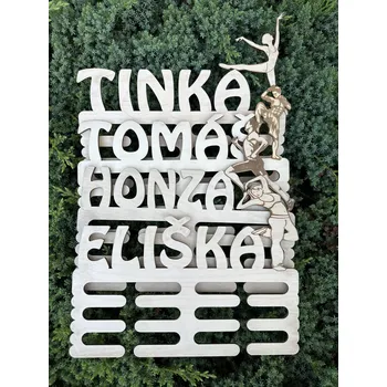 Věšák DCH Věšák na medaile se jménem a sportem - výprodejové kusy Varianta: Davídek - Hasič