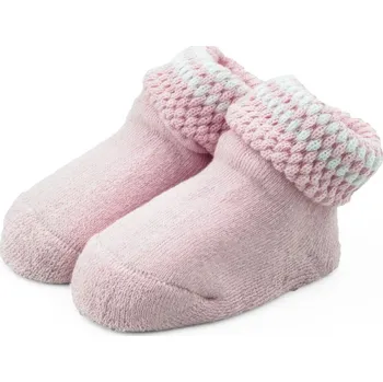 Capáčky Kojenecké ponožky 0-6 měsíců TBS008 - růžová