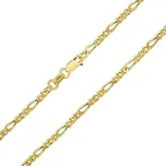 Zlatý řetízek Figaro 2,3 mm - Y varianta 46 cm AWFGV060NGY-46 cm