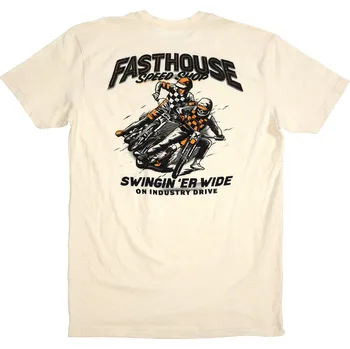 Fasthouse Tracker Tee Natural Velikost: M