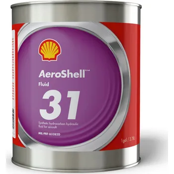 Hydraulický olej AEROSHELL FLUID 31 - 18,9L (Syntetický hydraulický olej pro mazání v leteckém či armádním odvětví)