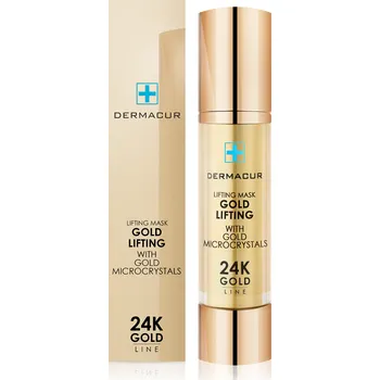 Pleťová maska DERMACUR Gold Lifting - Liftingová maska, 50 ml