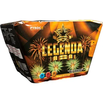 Zábavní pyrotechnika Legenda - kompakt 36 ran / 25 mm