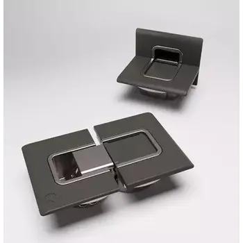 Nábytkové kování Italiana ferramenta Závěs pro spodní výklopné dveře KIMANA SKIN / Grafit