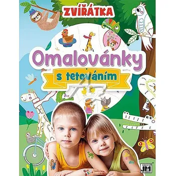 omalovánky Jiri Models 3500-6 Omalovánky s tetováním Zvířátka