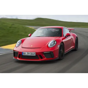 Jedlá dekorace na dort Porsche - jedlý papír - Bez úprav