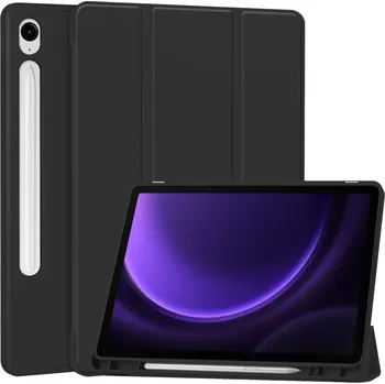 Pouzdro na tablet VSECHNONAMOBIL 66570 LEATHER Zaklápěcí kryt Samsung Galaxy Tab S10 FE / Tab S10 Lite / Tab S9 FE černý