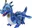 Rappa Eco-Friendly plyšová hračka 40 cm, drak modrý