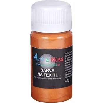 Výtvarná barva ARTEMISS Barva na tmavý textil 40g, bronzová