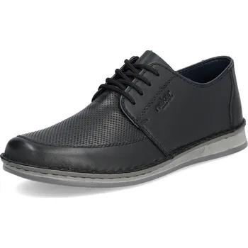 Dámské polobotky Pánská barefootová obuv Rieker 05400-00 kožená černá 41