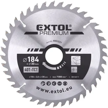 Pilový kotouč Extol Premium pilový kotouč s SK plátky
