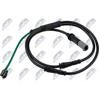 Brzdová destička Výstražný kontakt, opotřebení obložení NTY HCZ-BM-044