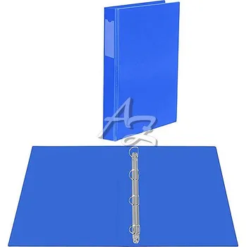 pořadač 4kroužek A4/20mm, PVC, potažený fólií, Modrý
