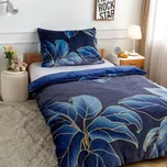 povlečení z mikroplyše FEND modrá