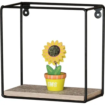 police Police nástěnná dub/černá P-061 OAK