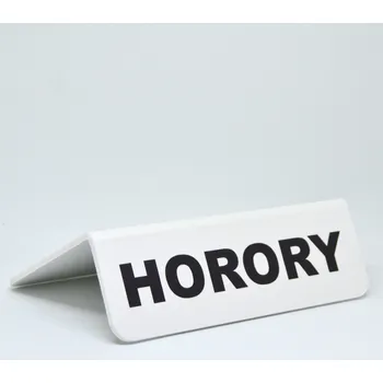 Zarážka na knihu Rozřaďovač s nápisem - HORORY