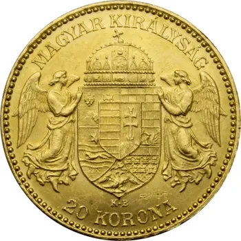 Sběratelství Zlato - Zlatá mince Dvacetikoruna Františka Josefa I. Uherská ražba 1893 - 6.775 g