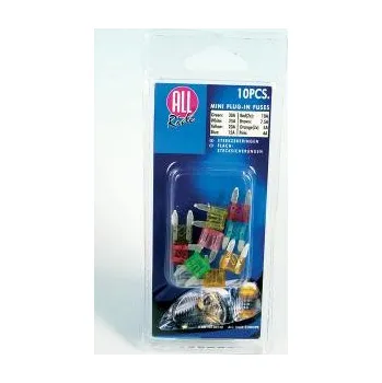 Autoelektrika Sada pojistek, nožové mini, 10ks 8776