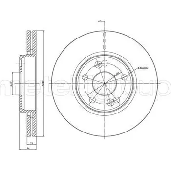 Brzdový kotouč Brzdový kotouč METELLI 23-0533