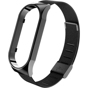 Milánský tah celokovový náhradní náramek pro Mi Band 7 Barva: černý, Pro Přístroj: Xiaomi Mi Band 7