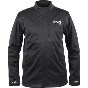 cyklistický dres Bunda TSG Race soft shell jacket-vest black S