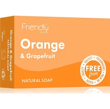 Mýdlo Friendly Soap Natural Soap Orange & Grapefruit přírodní mýdlo 95 g