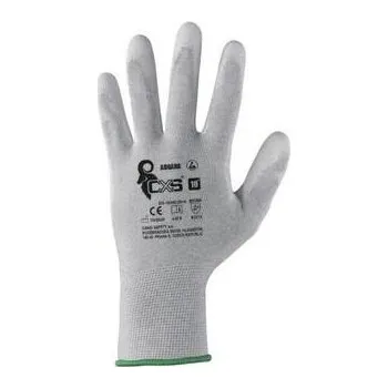 Pracovní rukavice Canis - CXS Rukavice CXS ADGARA, antistatické, ESD, povrstvená dlaň a prsty, vel. 11 b1/12/240 - CN-3670-034-714-11