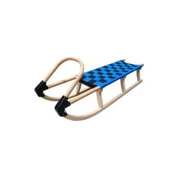 Sáně Acra Dřevěné sáně 125 cm modré