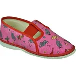 dívčí přezůvky 555-2 růžové velikost 20