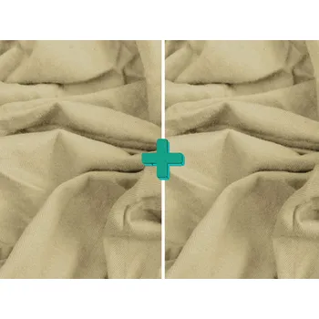 Prostěradlo 2x Prostěradlo jersey EXCLUSIVE 90x200 cm krémové