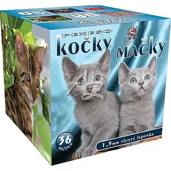 Pexeso pexeso BOX KOČKY LUX