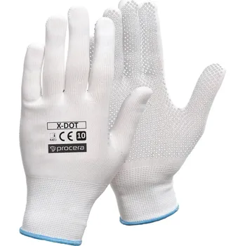 Pracovní rukavice Procera POLYESTEROVÉ RUKAVICE PROTISKLUZOVÉ X-DOT Velikost: 9