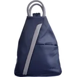 Dámský kožený batoh ET-0139 černý - béžový, Estelle