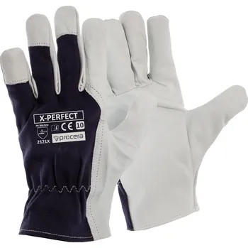 Pracovní oblečení Procera RUKAVICE VYZTUŽENÉ KOZÍ KOŽÍ X-PERFECT Velikost: 11
