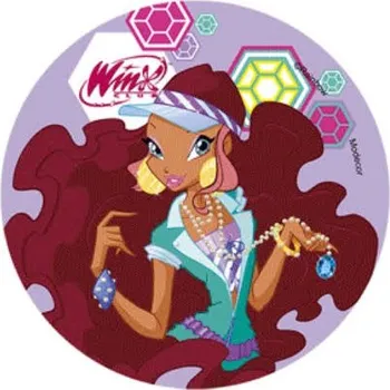 Jedlá dekorace na dort Winx č.3 jedlý papír - Bez úprav