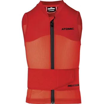 Chránič páteře ATOMIC LIVE SHIELD VEST JR Red Velikost: M