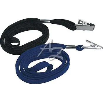 Opasek pásek na krk s klipem Černý