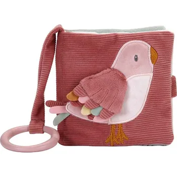 plyšák LITTLE DUTCH Knížka závěsná plyšová Květiny a motýli