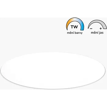 Plnospektrální LED svítidlo Ella C-R 362 mm 25W - Večerní a noční, Jen zapnout a vypnout