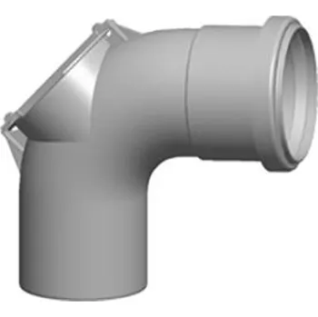 Kotel Koleno Wolf ˝QUICKFLUE˝ koncentrické DN60/100, 87°