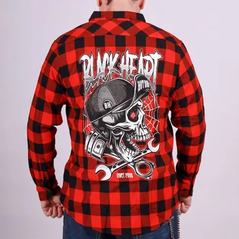 Pánská košile Košile BLACK HEART RIOT Barva: Černá, Velikost: XXL