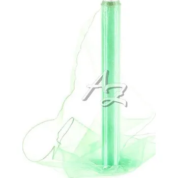 organza 40cm/10y obšitá mentolová