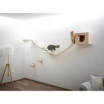 Škrabadlo pro kočky KERBL ANDEN, sada nástěnných pater 8 ks