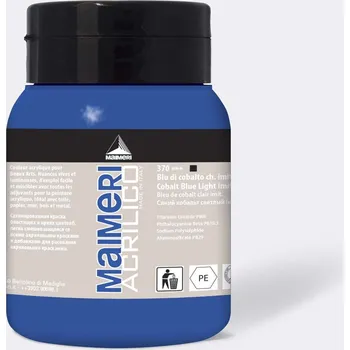 Speciální výtvarná barva Akrylová barva Maimeri Acrilico 500 ml – modrá kobaltová 370