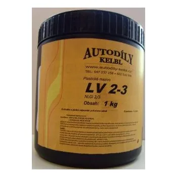 Plastické mazivo Mazivo LV2-3 univerzální 1kg 3950