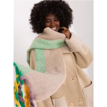 Šátek Dámská šála zimní vzorovaná PAT béžová