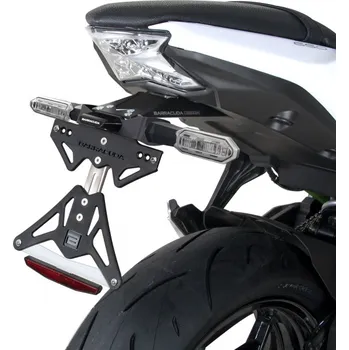 BARRACUDA - Itálie Kawasaki Z 650/Ninja 650 držák registrační značky Barracuda, pro originální blinkry
