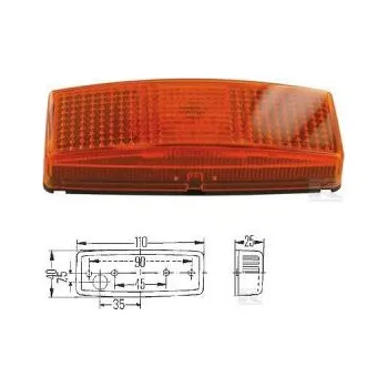 Přídavný světlomet Poziční světlo oranžové 12/24V 5379
