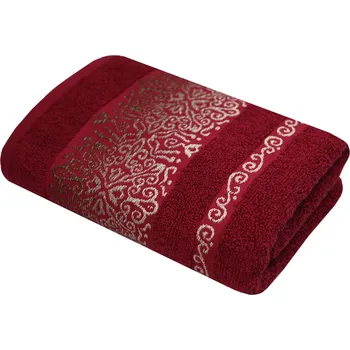 Ručník Procera RUČNÍK BAVLNĚNÝ MAJORKA 70x140 500g BORDÓ